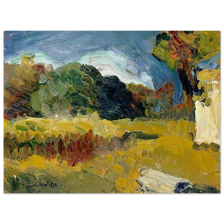 Henri Matisse - LANDSCAPE OF CORSICA  75x100 cm / 30x40inches Fine Art Poster