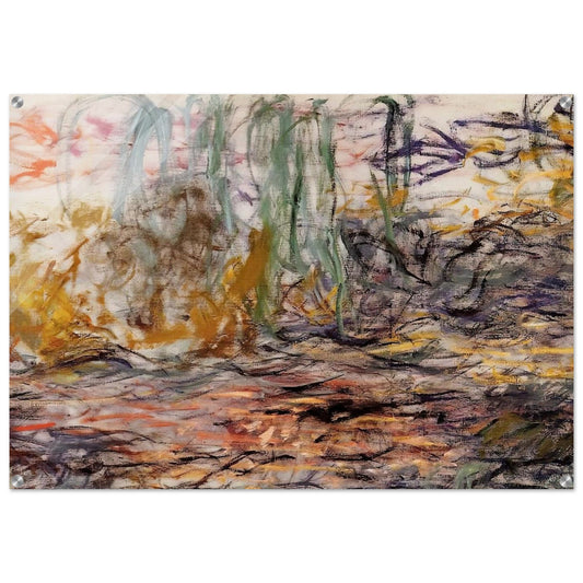 Water Lilies left half - claude monet Acrylic Print - 70x100 cm / 28x40″ inches