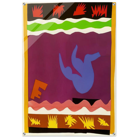 THE TOBOGGAN 1943 - Henri Matisse Acrylic Print - 70x100 cm / 28x40″ inches | Henri Matisse Wall Art | Henri Matisse Prints