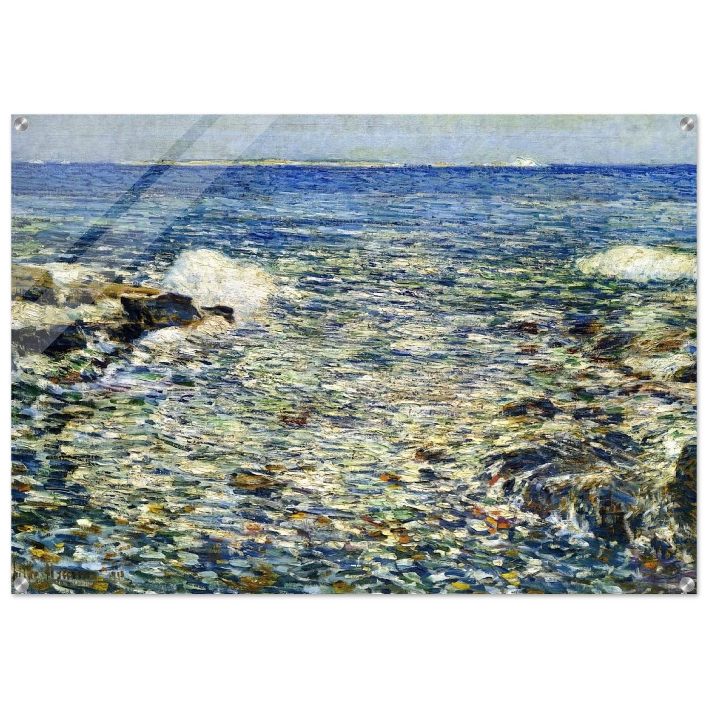 Surf, Isles of Shoals - Childe Hassam Acrylic Print - 70x100 cm / 28x40″ inches | Childe Hassam Wall Art | Childe Hassam Prints