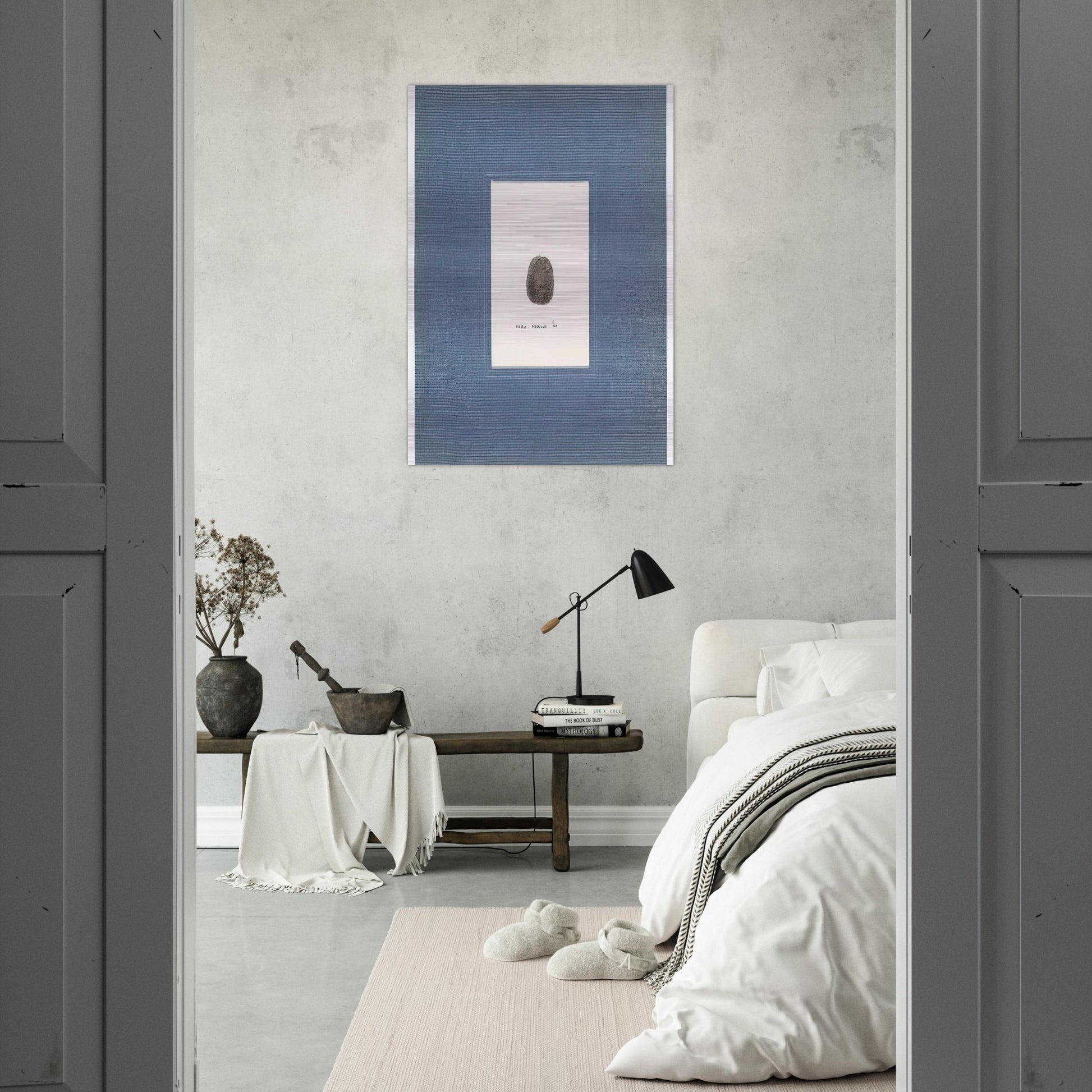 Thumbprint - 1960 - Piero Manzoni Brushed Aluminum Print - 70x100 cm / 28x40 inches | Piero Manzoni Aluminum Print | Piero Manzoni Prints