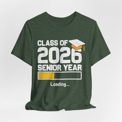 Class of 2026 Senior Year Tee, Graduation Shirt, Unisex Graduation Gift, High School Seniors Apparel, College Bound T-Shirt