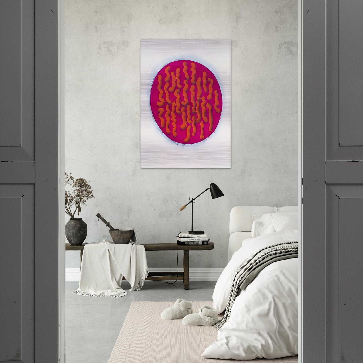 Untitled Sunset Series 32  - 1965 - John Altoon Brushed Aluminum Print - 70x100 cm / 28x40 inches | John Altoon Aluminum Print | John Altoon Prints