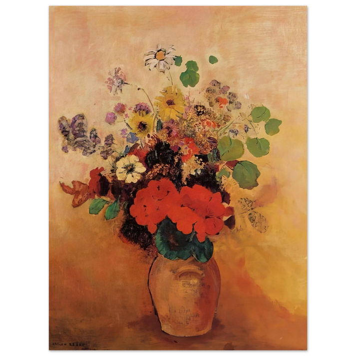 Odilon Redon - VASE OF FLOWERS 5  75x100 cm / 30x40inches Fine Art Poster