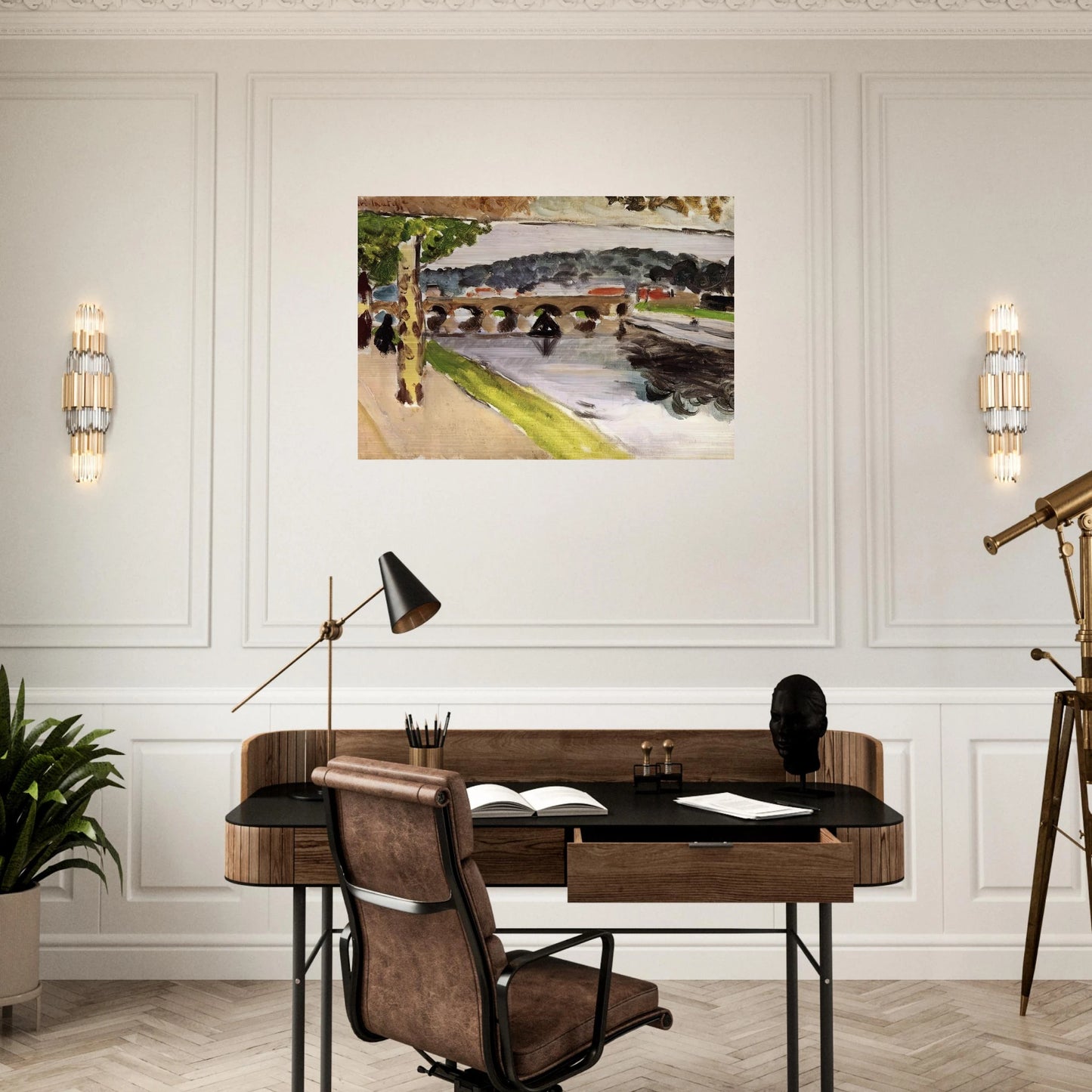 PARADE PLATANES 1917 - Henri Matisse Brushed Aluminum Print - 70x100 cm / 28x40 inches | Henri Matisse Aluminum Print | Henri Matisse Prints