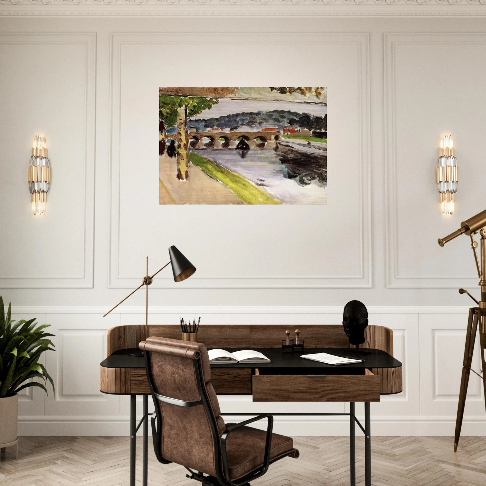 PARADE PLATANES 1917 - Henri Matisse Brushed Aluminum Print - 70x100 cm / 28x40 inches | Henri Matisse Aluminum Print | Henri Matisse Prints