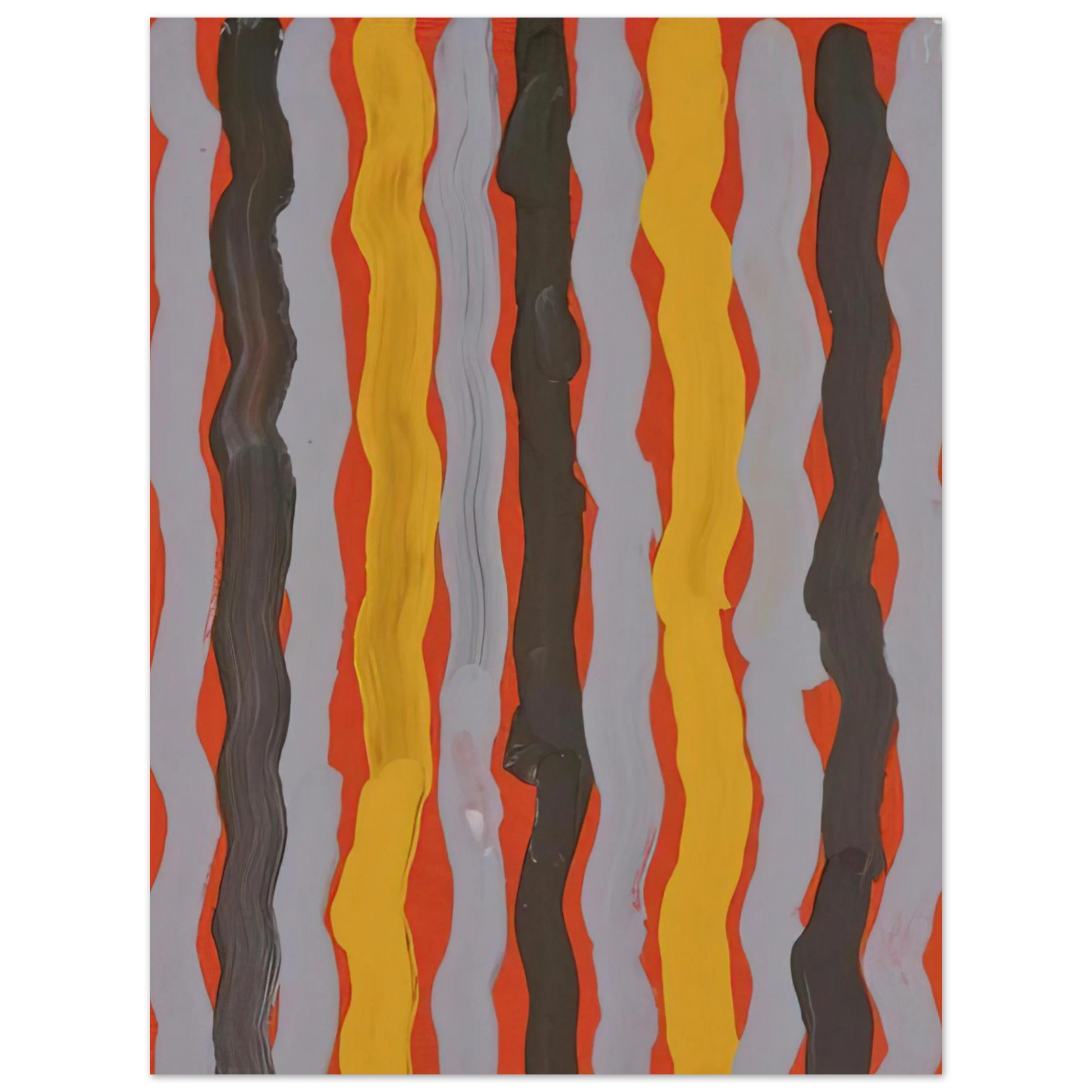 Clifford Possum Tjapaltjarri - Dream Lance - 2001 Fine Art Poster - Default Title