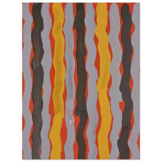 Clifford Possum Tjapaltjarri - Dream Lance - 2001 Fine Art Poster - Default Title