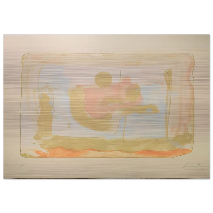 Reflections I - 1995 - Helen Frankenthaler Brushed Aluminum Print - 70x100 cm / 28x40 inches | Helen Frankenthaler Aluminum Print | Helen Frankenthaler Prints