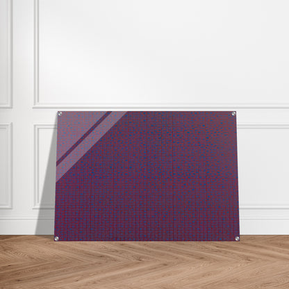 4 trames 22°5, 45°, 67°5, 90° - 1969 - Francois Morellet Acrylic Print - 70x100 cm / 28x40″ inches | Francois Morellet Wall Art | Francois Morellet Prints