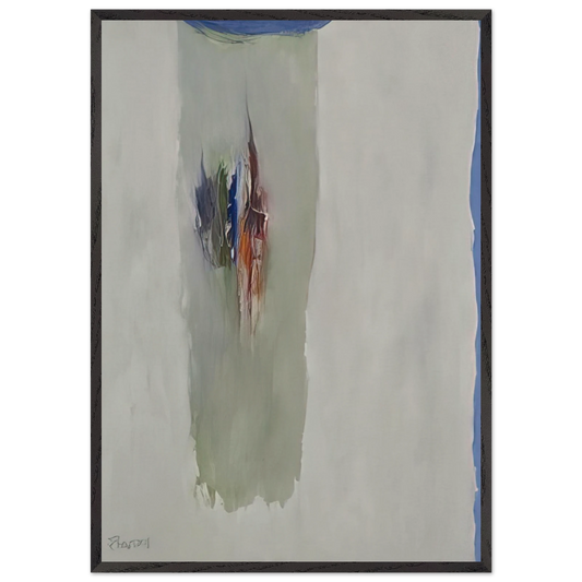 Sentinell III A - 1965 - Theodoros Stamos Framed Art Print – Black Wooden Frame - Default Title - -Framed Art Print