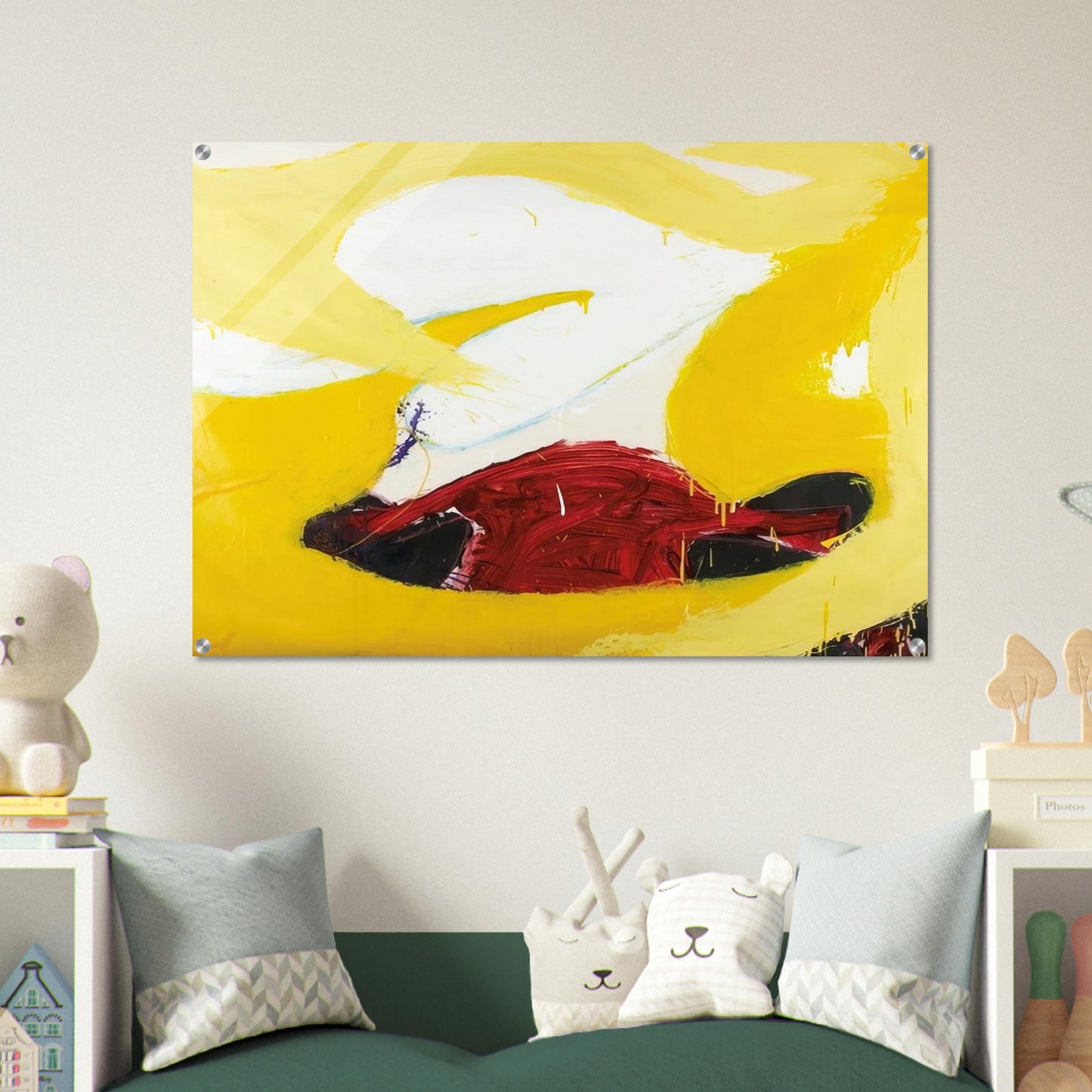 Untitled - 1972 - Norman Bluhm Acrylic Print - 70x100 cm / 28x40″ inches | Norman Bluhm Wall Art | Norman Bluhm Prints