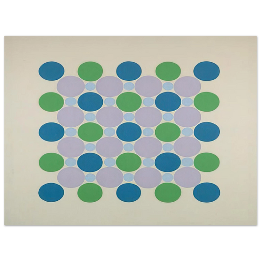 Thomas Downing - Four Blue Five - 1962 Fine Art Poster - Default Title
