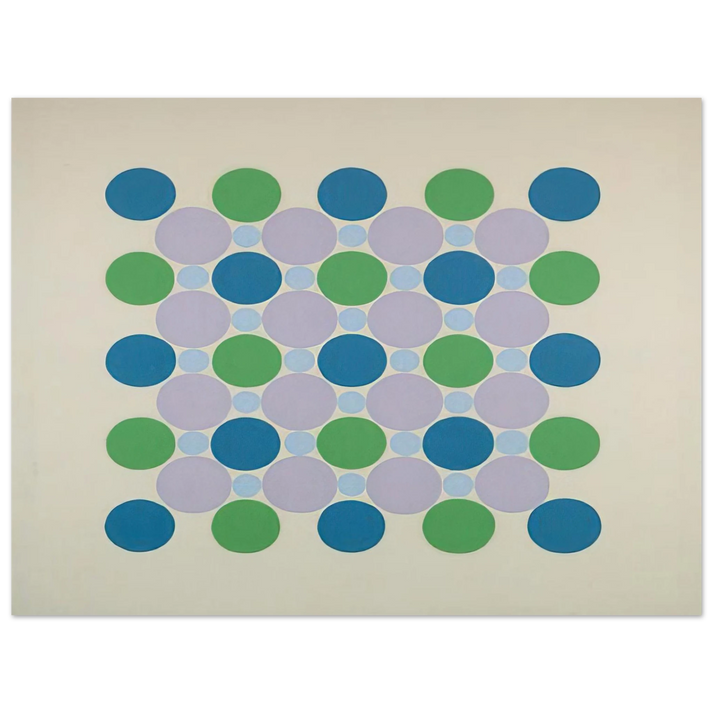 Thomas Downing - Four Blue Five - 1962  75x100 cm / 30x40inches Fine Art Poster