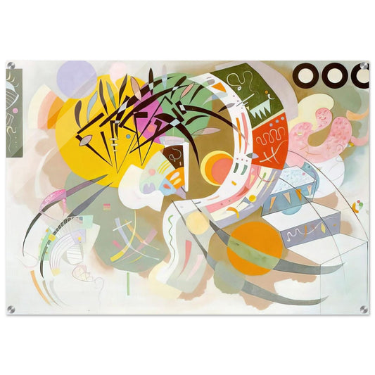 DOMINANT CURVE 1936 - Wassily Kandinsky Acrylic Print - 70x100 cm / 28x40″ inches | Wassily Kandinsky Wall Art | Wassily Kandinsky Prints