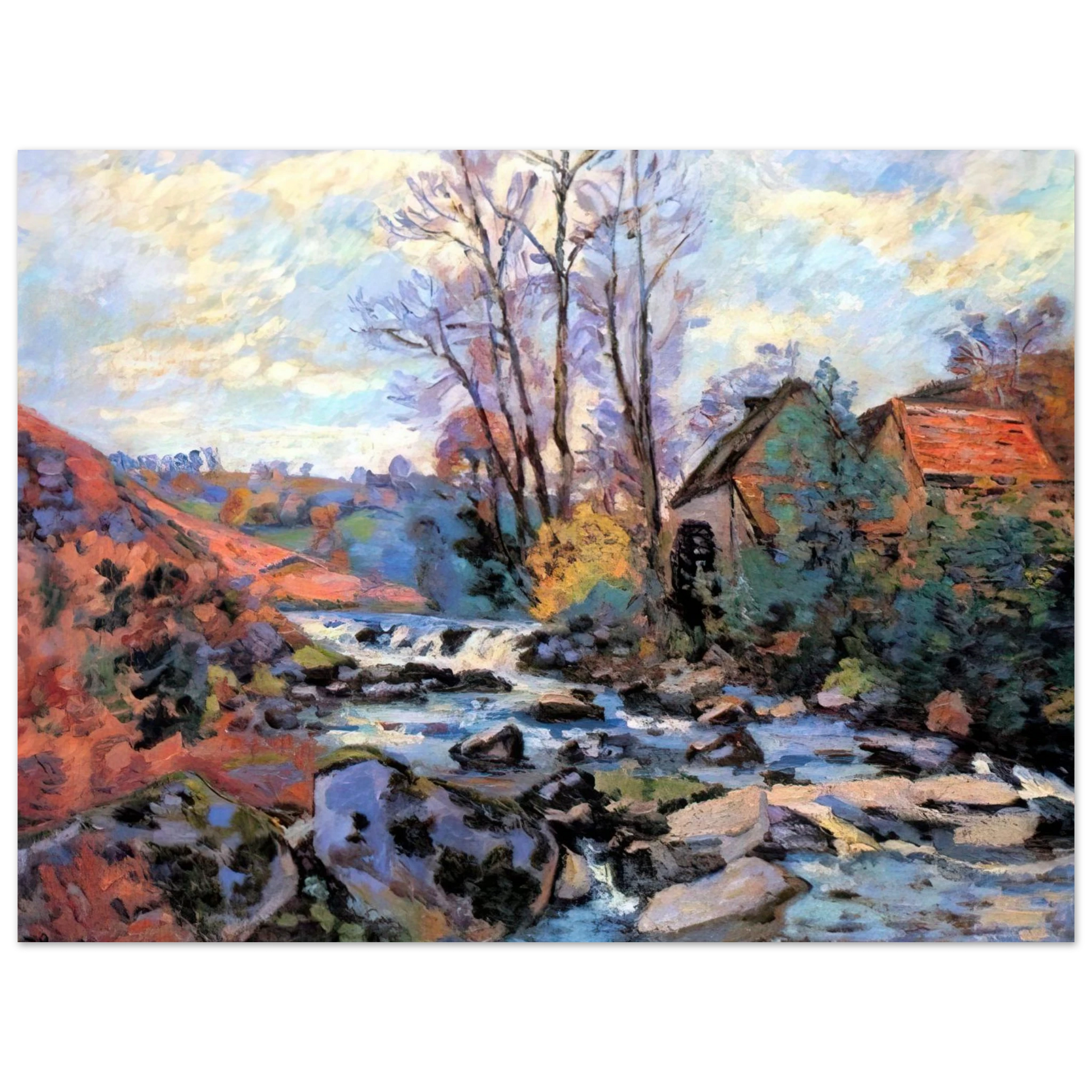 Armand Guillaumin - Moulin Bouchardon, Crozant - 1895 Fine Art Poster - Default Title