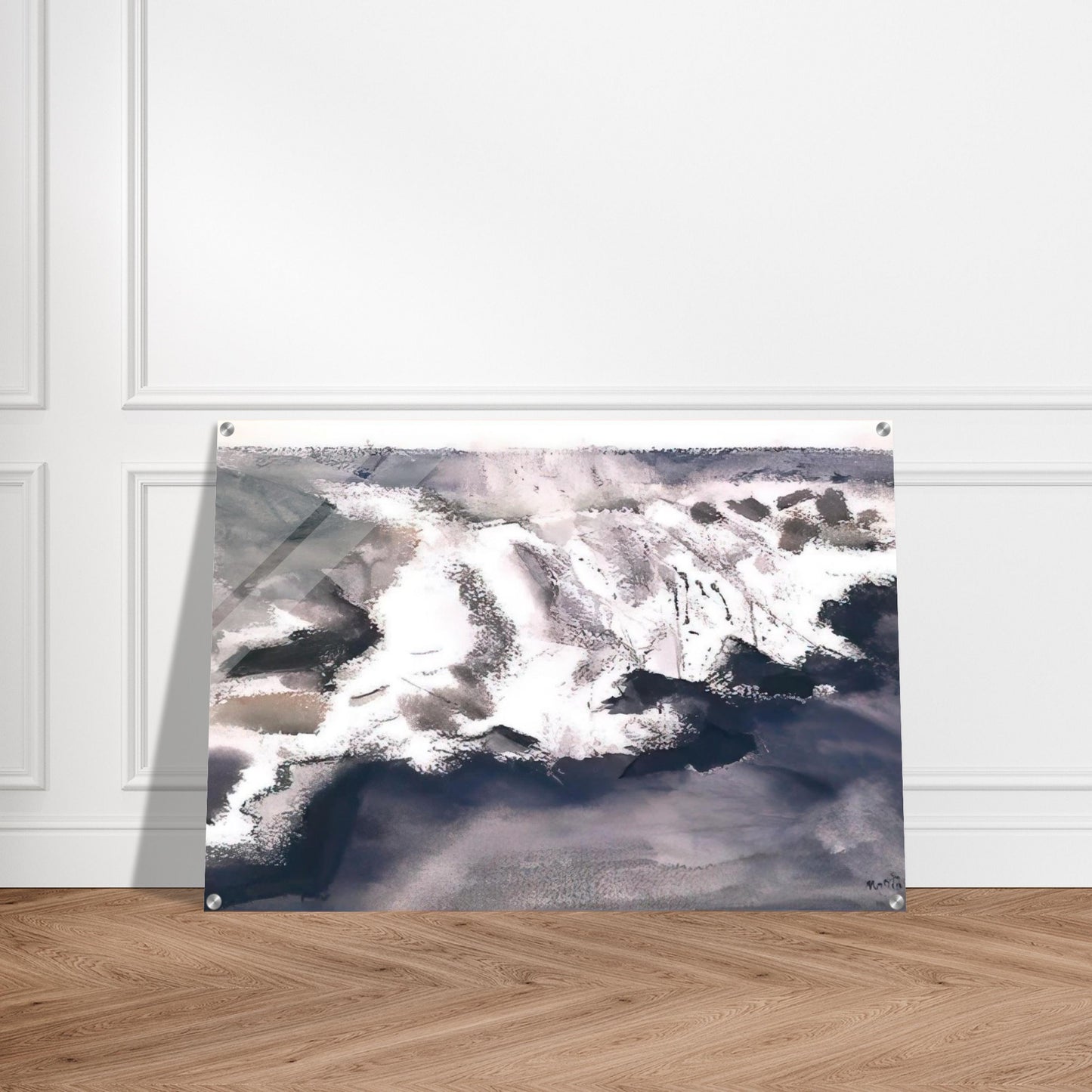 Off York Island - 1922 - John Marin Acrylic Print - 70x100 cm / 28x40″ inches | John Marin Wall Art | John Marin Prints