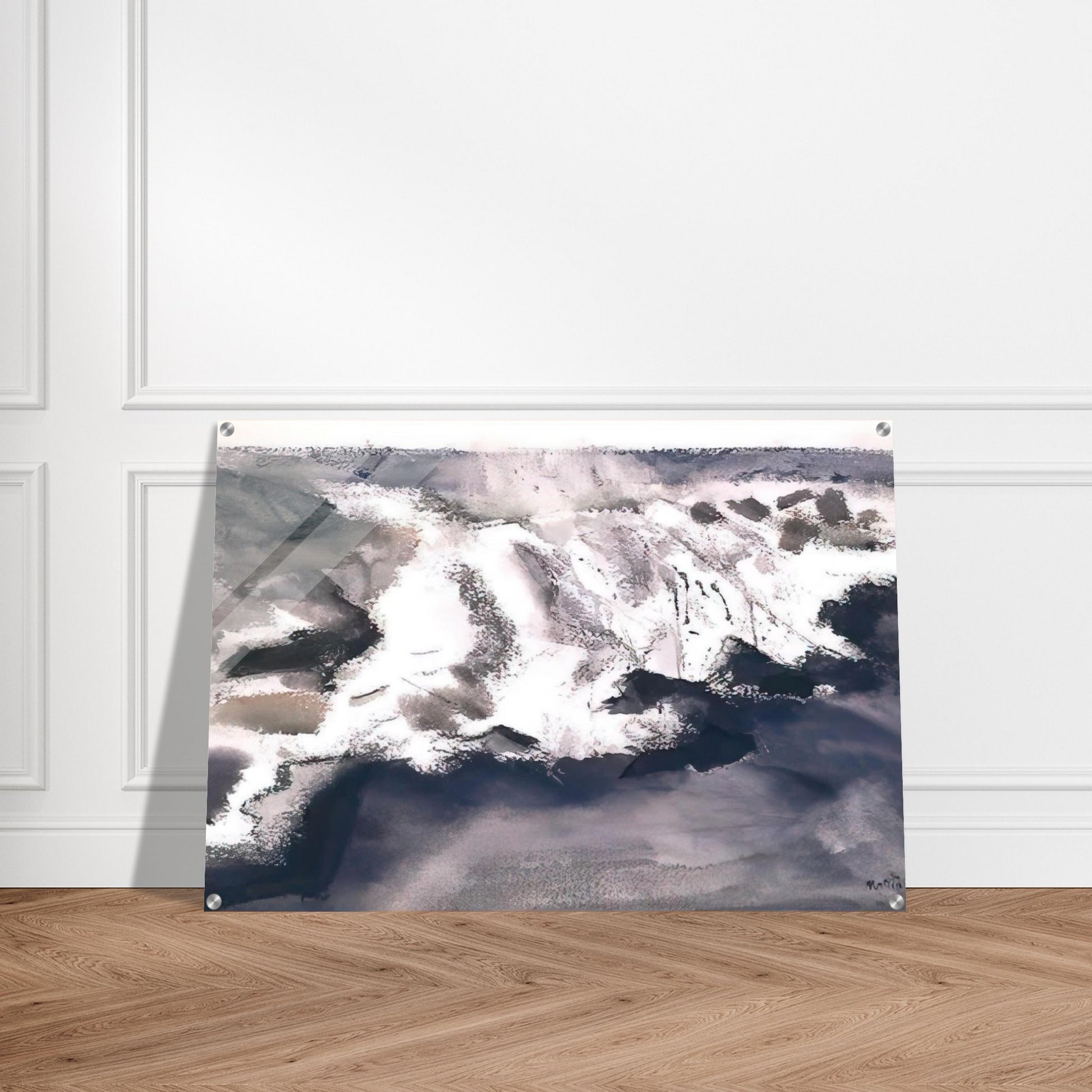 Off York Island - 1922 - John Marin Acrylic Print - 70x100 cm / 28x40″ inches | John Marin Wall Art | John Marin Prints