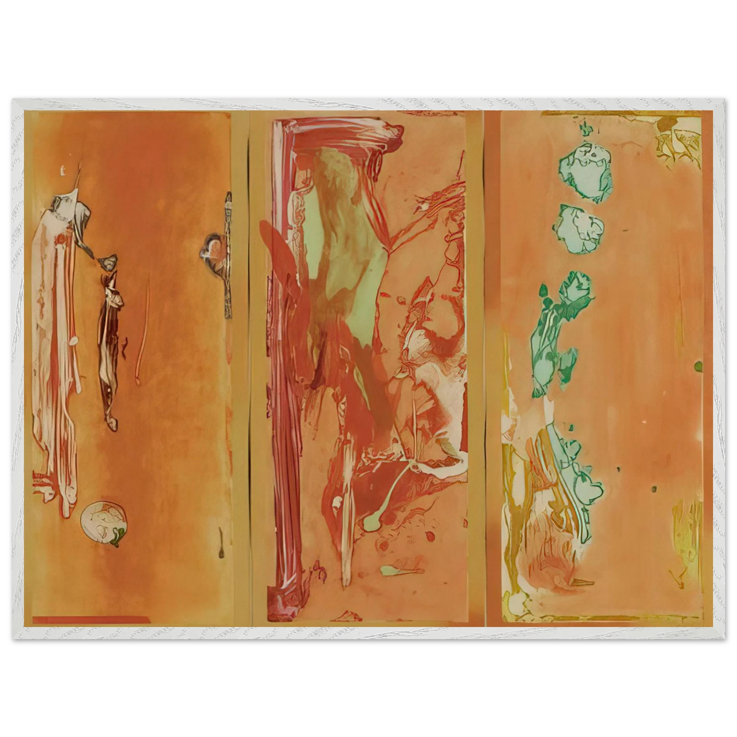 Helen Frankenthaler - Gateway - 1988 Wall art - 30x40 cm / 12x16 inches - Premium Wooden Framed Poster With Fine Art Paper - Black frame
