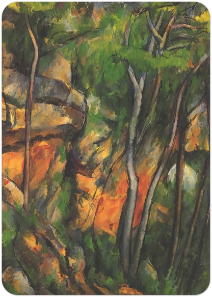 In the Park of the Chateau Noir By Paul Cézanne Pack of 10 Post Cards | Paul Cézanne Post Cards | A6 (10.5 x 14.8 cm) - 4.1 x 5.8 inches