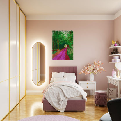 David Hockney - David Hockney Brushed Aluminum Print - 70x100 cm / 28x40 inches | David Hockney Aluminum Print | David Hockney Prints