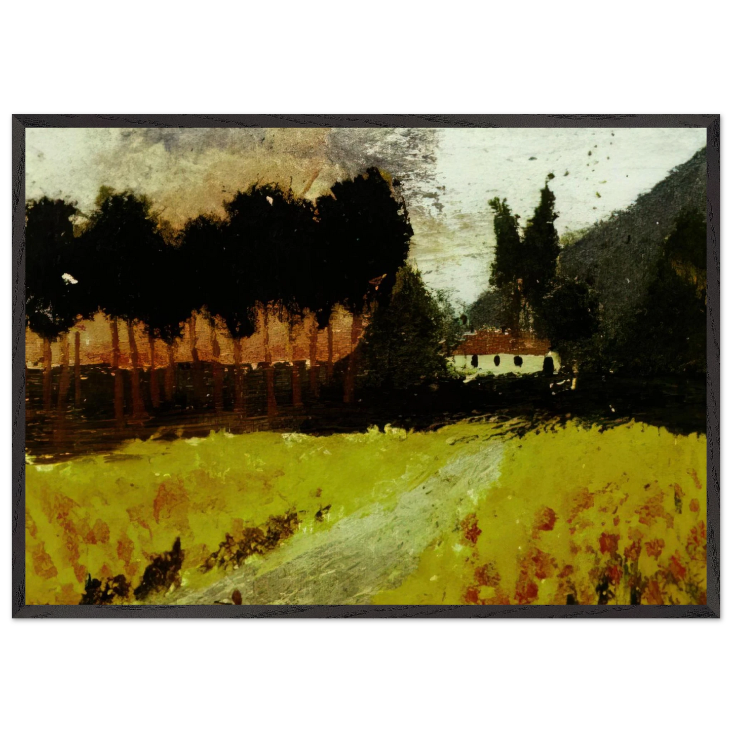 VILABERTRIN - Salvador Dali Framed Art Print – Black Wooden Frame - Default Title - -Framed Art Print