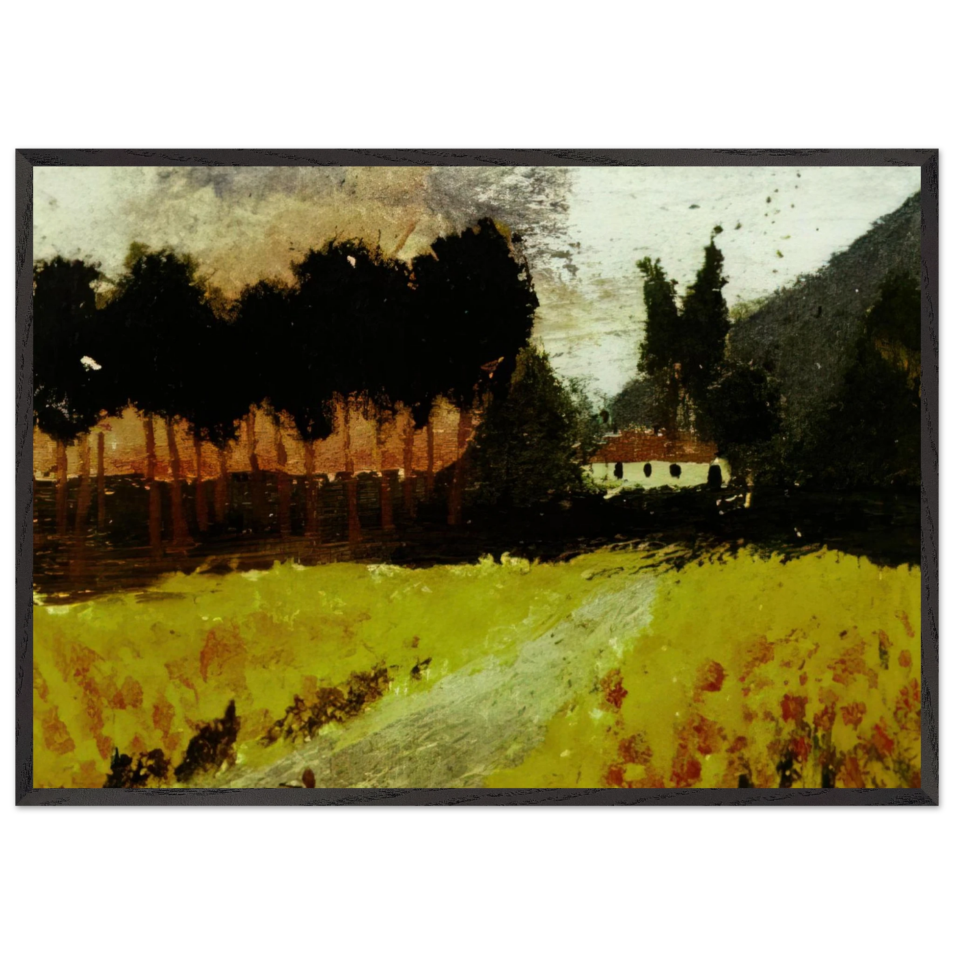 VILABERTRIN - Salvador Dali Framed Art Print – Black Wooden Frame - Default Title - -Framed Art Print