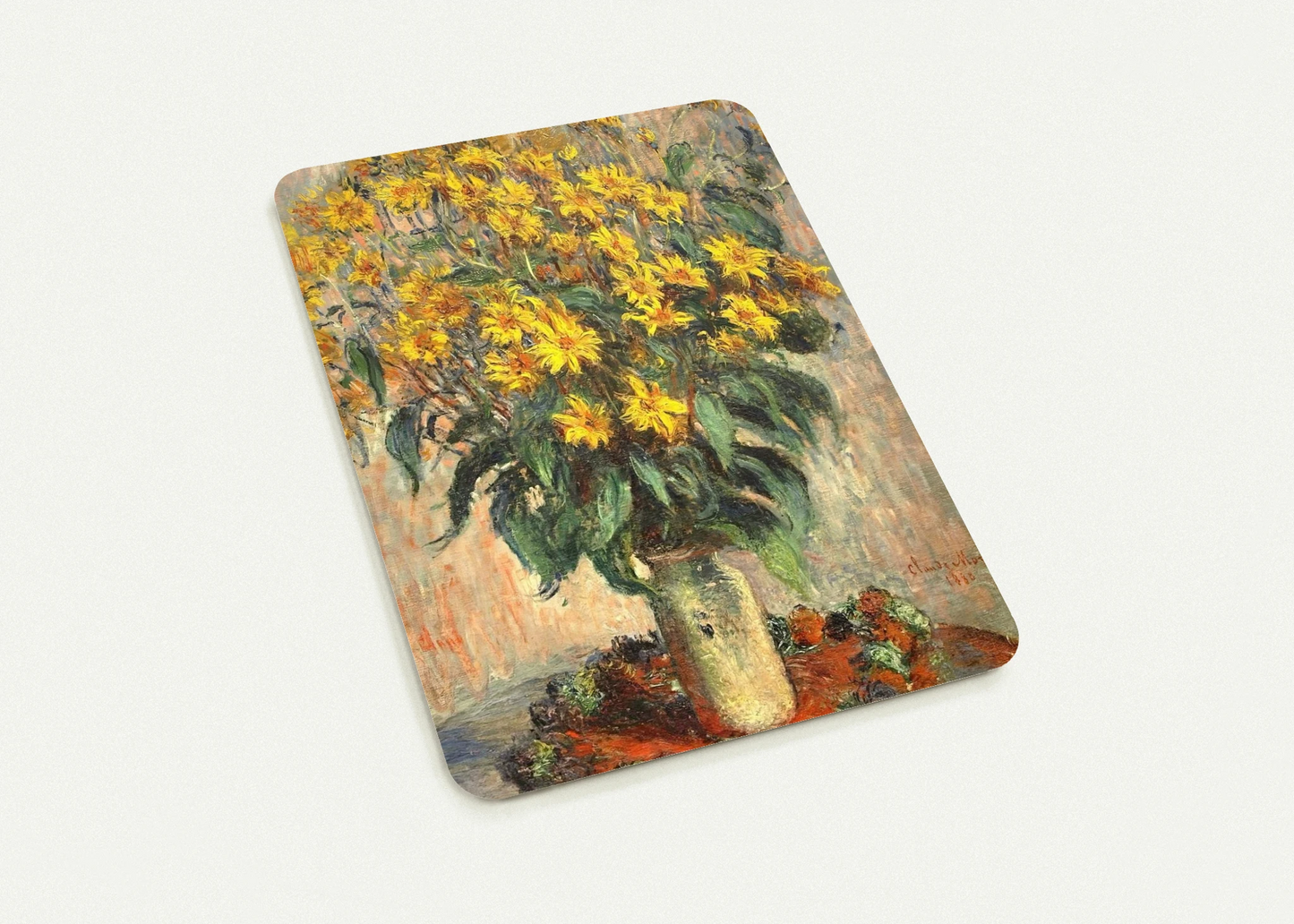 Jerusalem Artichokes By claude monet Pack of 10 Post Cards | claude monet Post Cards | A6 (10.5 x 14.8 cm) - 4.1 x 5.8 inches