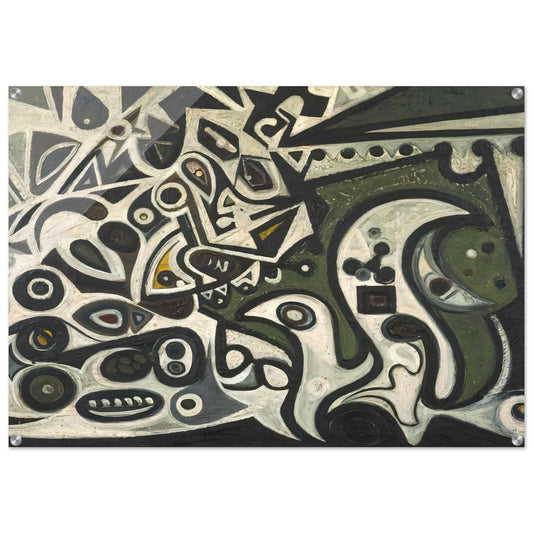 River Metamorphosis - 1939 - Richard Pousette-Dart Acrylic Print - 70x100 cm / 28x40″ inches
