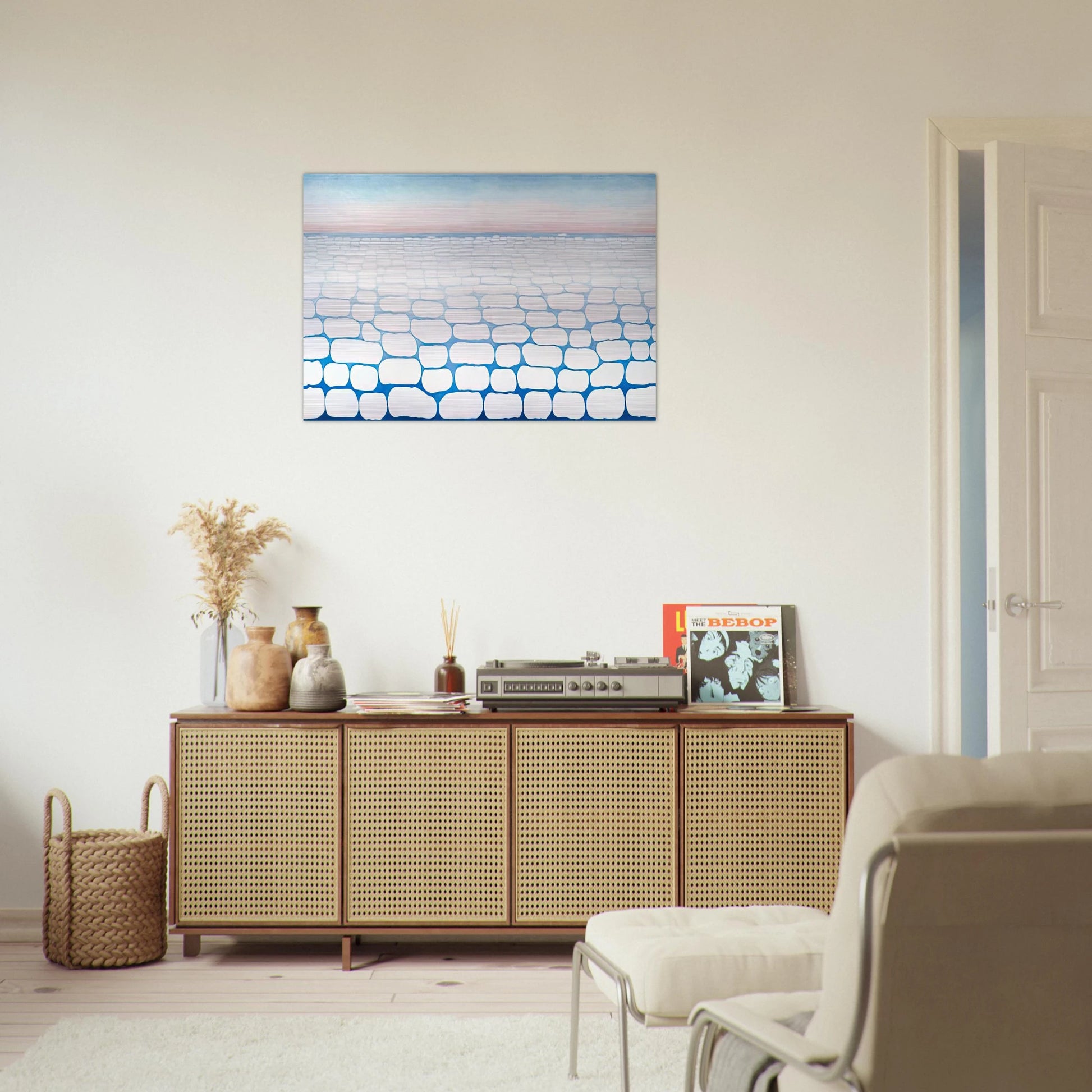 Sky Above Clouds IV - Georgia O'Keeffe Brushed Aluminum Print - 70x100 cm / 28x40 inches | Georgia O'Keeffe Aluminum Print | Georgia O'Keeffe Prints