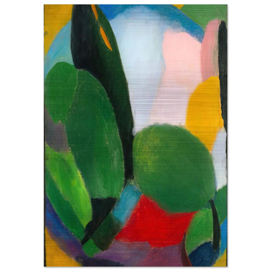 VARIATION 1916 - Alexej von Jawlensky Brushed Aluminum Print - 70x100 cm / 28x40 inches | Alexej von Jawlensky Aluminum Print | Alexej von Jawlensky Prints