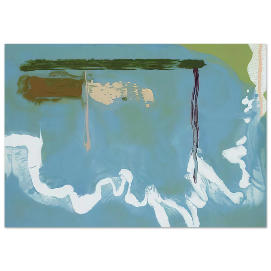 Helen Frankenthaler - Skywriting - 1997 Wall art - 13x18 cm / 5x7 inches - Fine Art Poster - -