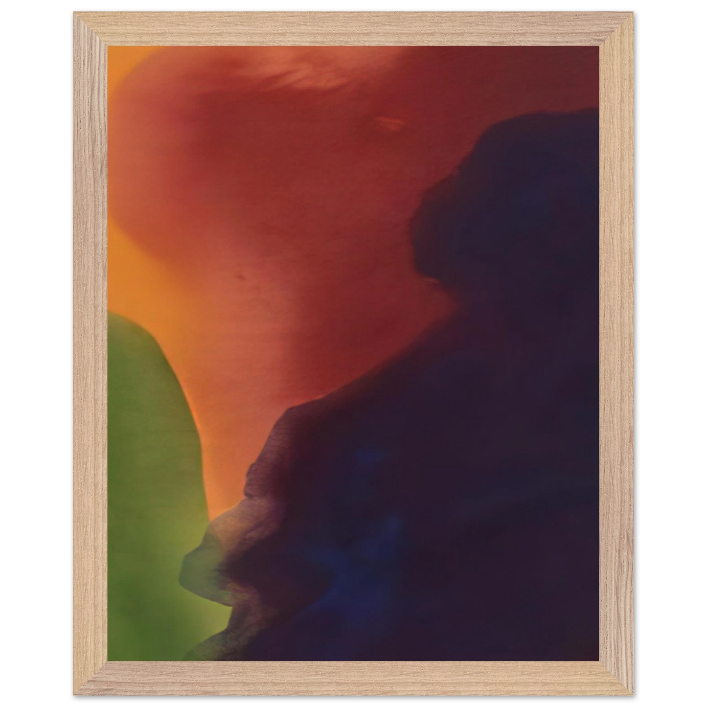 Helen Frankenthaler - Blue Atmosphere III - 1963 Wall art - 35x35 cm / 14x14 inches - Fine Art Poster - -