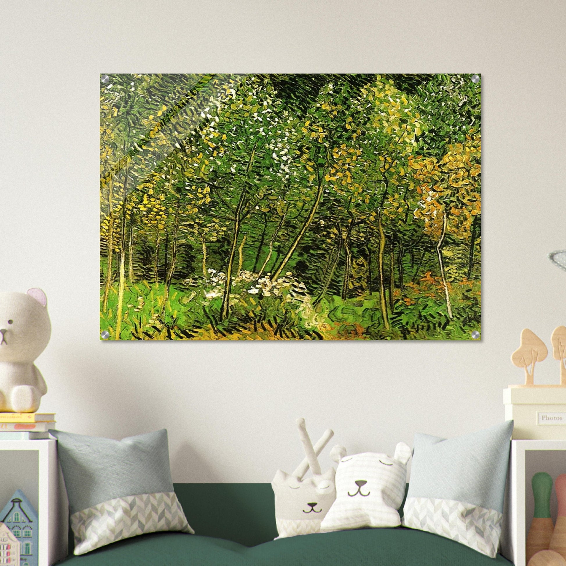 The Grove - Vincent van Gogh Acrylic Print - 70x100 cm / 28x40″ inches