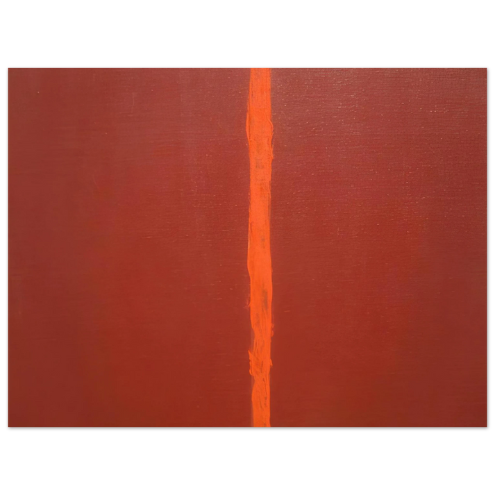 Barnett Newman - Onement III  75x100 cm / 30x40inches Fine Art Poster
