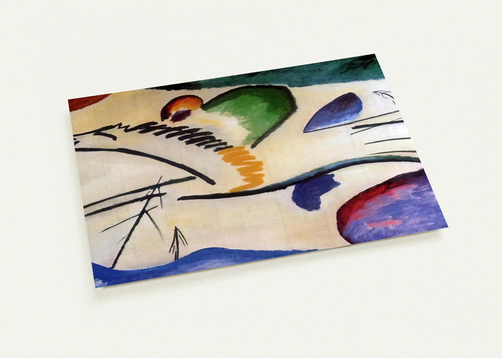 LYRICAL LYRICS 1911 By Wassily Kandinsky Pack of 10 Post Cards | Wassily Kandinsky Post Cards | A6 (10.5 x 14.8 cm) - 4.1 x 5.8 inches