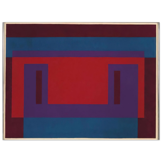 Josef Albers - RED WALL 1956 Fine Art Poster - Default Title