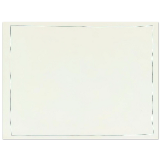 Robert Ryman - Bent Line Drawing Fine Art Poster - Default Title
