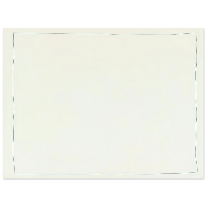 Robert Ryman - Bent Line Drawing  75x100 cm / 30x40inches Fine Art Poster