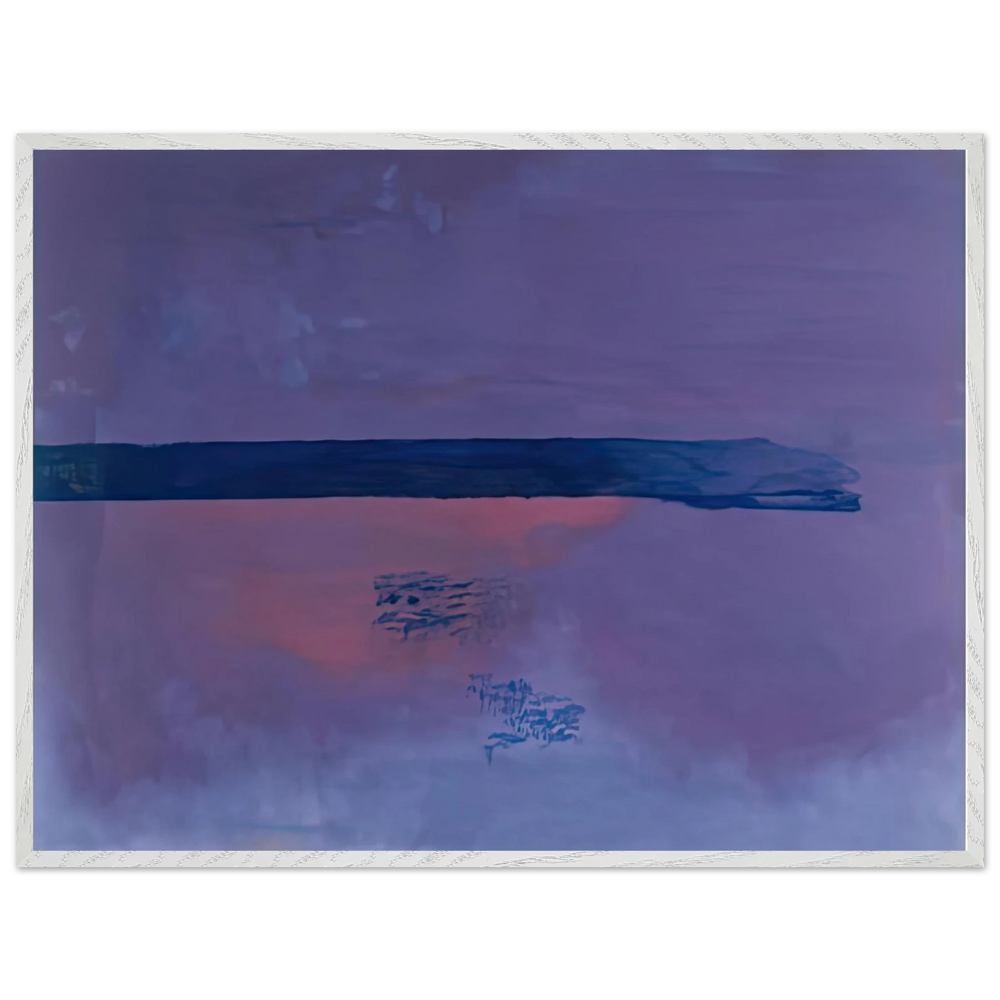 Helen Frankenthaler - Ebbing, 2002- Wall Art - 21x29.7 cm / 8x12" - Premium Wooden Framed Poster With Fine Art Paper - Black frame