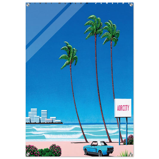 Light Mellow Sealine - Hiroshi Nagai Acrylic Print - 70x100 cm / 28x40″ inches | Hiroshi Nagai Wall Art | Hiroshi Nagai Prints