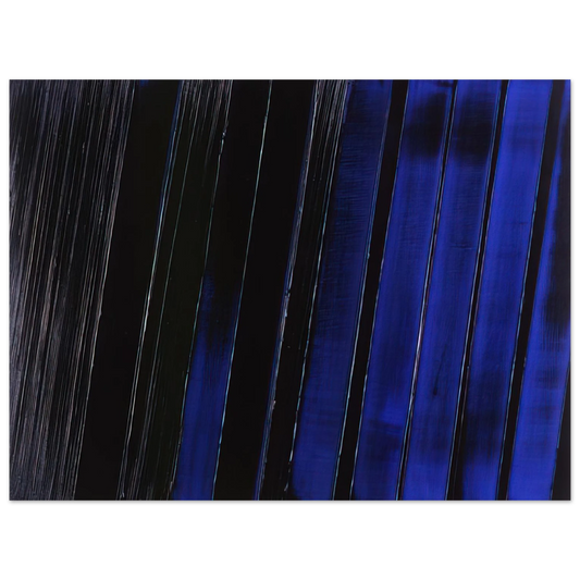 Pierre Soulages - Peinture 11 Juillet 1987 - 1987 Fine Art Poster - Default Title