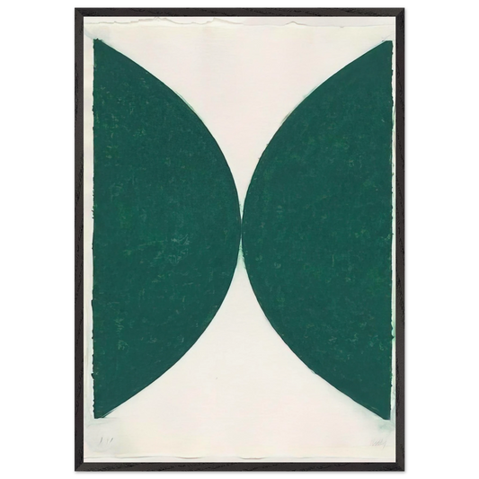 Colored paper images II State - Ellsworth Kelly Framed Art Print – Black Wooden Frame - Default Title - -Framed Art Print