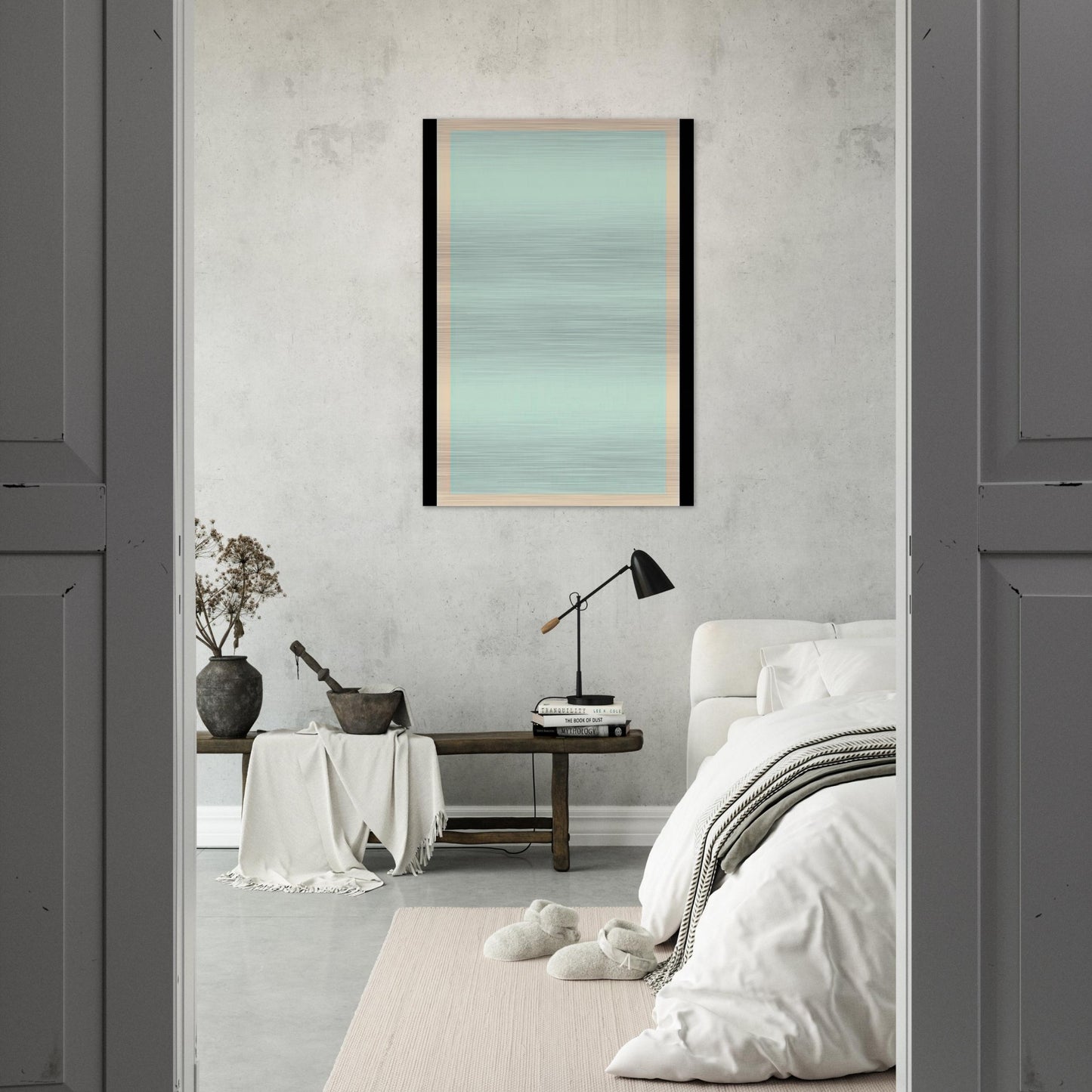 Series Painting 2 - 1966 - Ronnie Landfield Brushed Aluminum Print - 70x100 cm / 28x40 inches | Ronnie Landfield Aluminum Print | Ronnie Landfield Prints