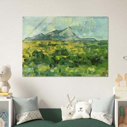 Mont Sainte-Victoire - Paul Cézanne Acrylic Print - 70x100 cm / 28x40″ inches