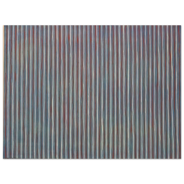 Gene Davis - Salute - 1958  75x100 cm / 30x40inches Fine Art Poster