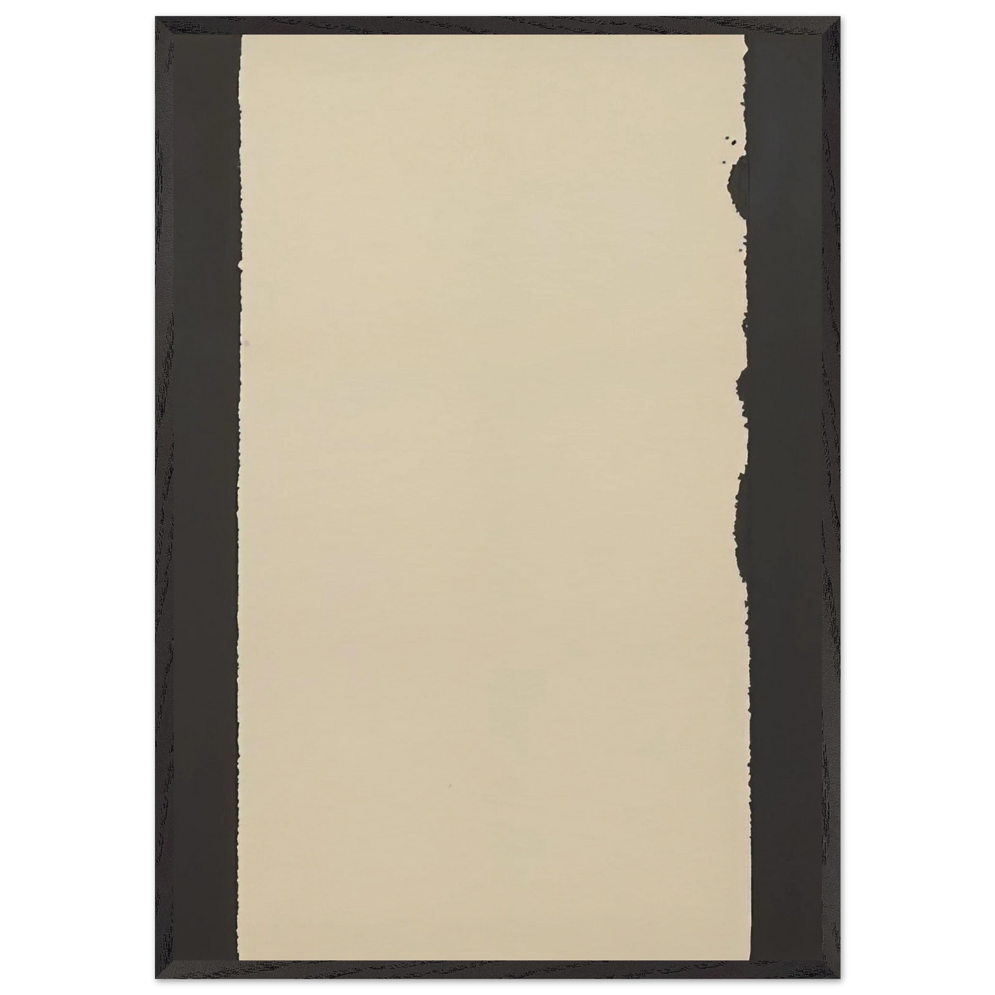 Burnt Umber  Ultramarine Blue - 2007 - Yun Hyong-keun Framed Art Print – Black Wooden Frame - Default Title - -Framed Art Print