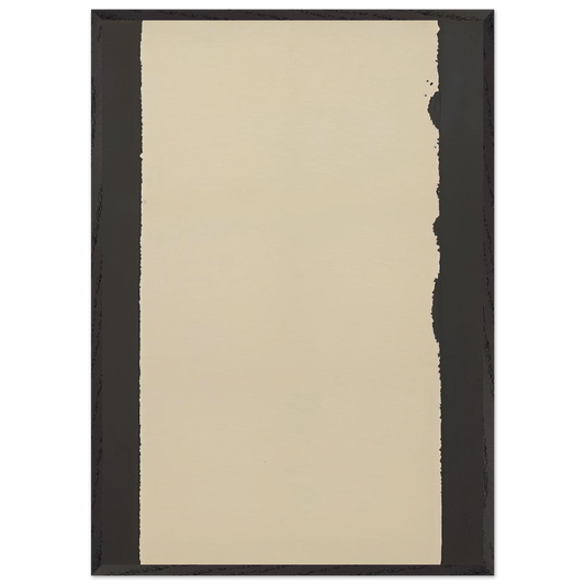 Burnt Umber  Ultramarine Blue - 2007 - Yun Hyong-keun Framed Art Print – Black Wooden Frame - Default Title - -Framed Art Print