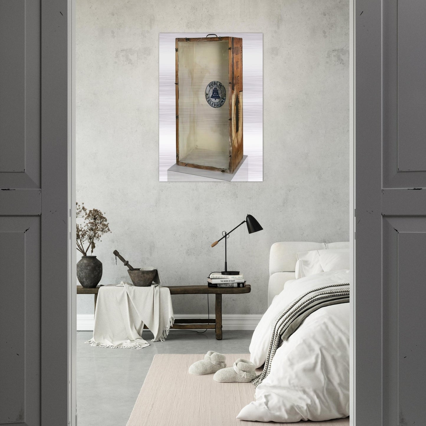 ART BOX 1963 - Robert Rauschenberg Brushed Aluminum Print - 70x100 cm / 28x40 inches | Robert Rauschenberg Aluminum Print | Robert Rauschenberg Prints