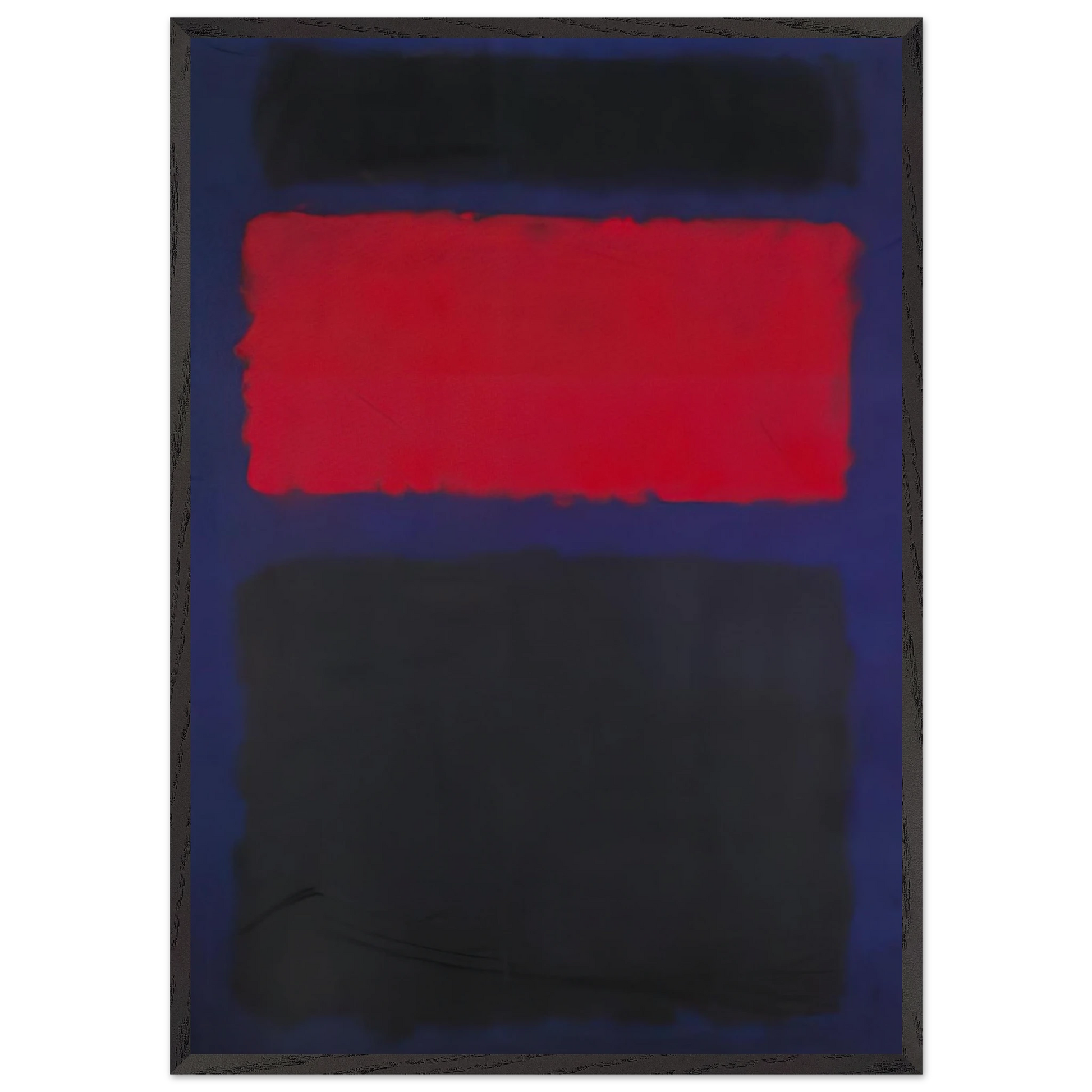 Cubierta - 1960 - Mark Rothko Framed Art Print – Black Wooden Frame - Default Title - -Framed Art Print